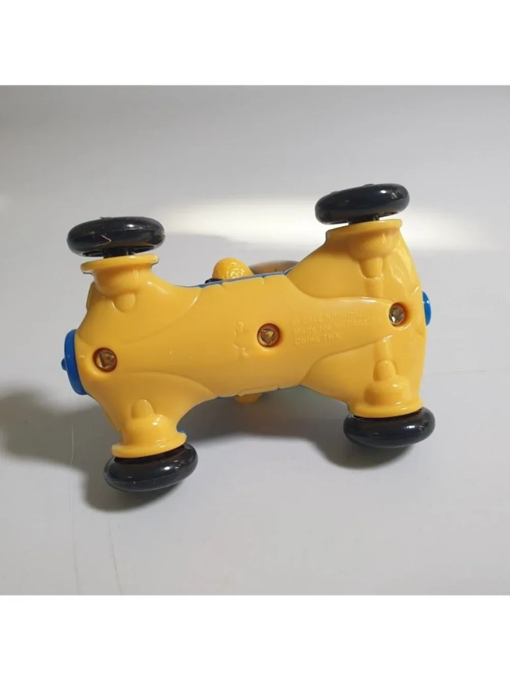 Super Mario Kart Bowser McDonalds 2022 Toy Collectible Blue Car With Stickers